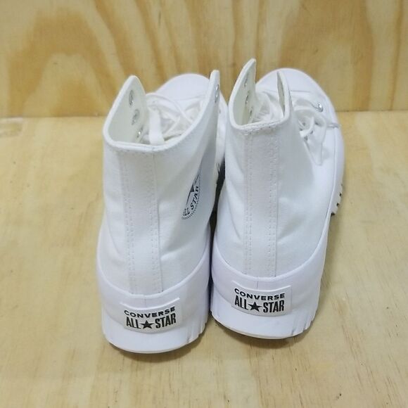 Converse Chuck Taylor All Star Lugged Sole 2.0 White Mens sz 8.5 Wmn's 10.5 - Picture 3 of 9